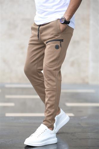 Madmext Basic Bej Eşofman 4207