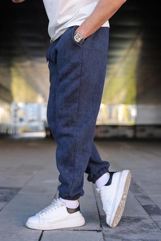 Lacivert Batik Desenli Jogger Eşofman Altı E6582