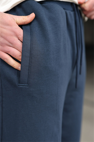 Lacivert Bol Paça Erkek Eşofman Altı E6587