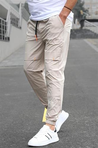 Madmext Basic Bej Eşofman 5412