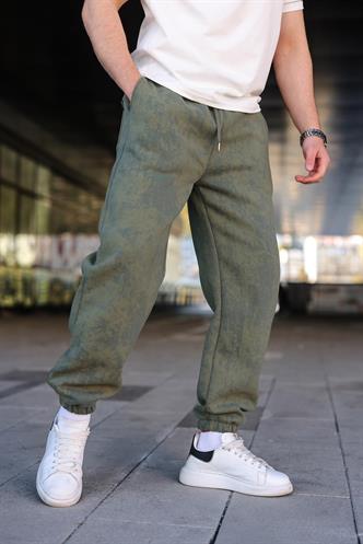 Haki Batik Desenli Jogger Eşofman Altı E6582