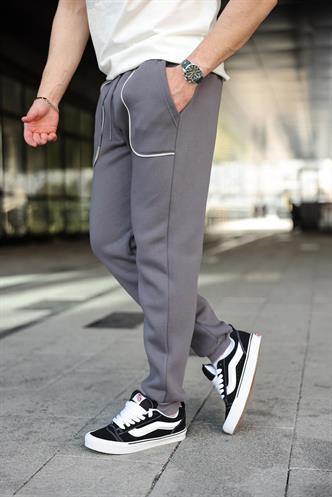 Füme Şerit Detaylı Jogger Eşofman Altı E6581