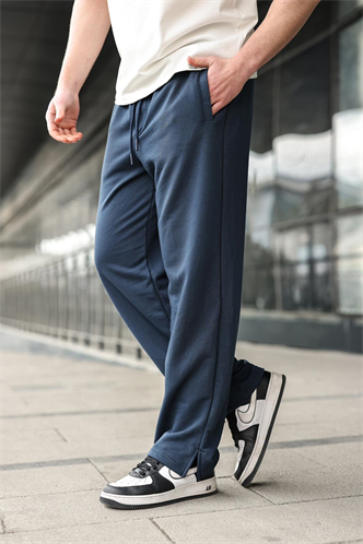 Lacivert Bol Paça Erkek Eşofman Altı E6587