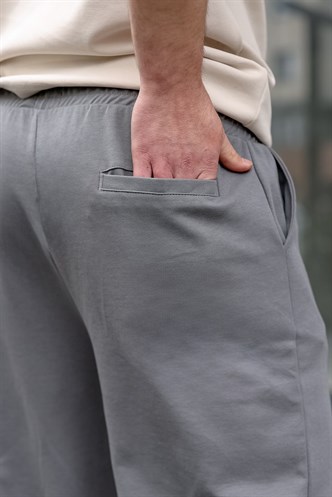 Füme Önü Dikiş Detaylı Relaxed Fit Erkek Eşofman Altı E6590