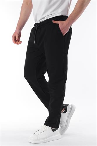 Siyah Beli Ayarlanabilir Eşofman Altı 6554