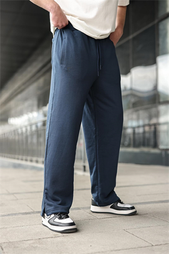 Lacivert Bol Paça Erkek Eşofman Altı E6587