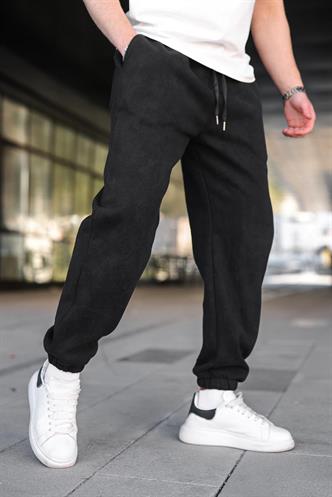 Siyah Batik Desenli Jogger Eşofman Altı E6582