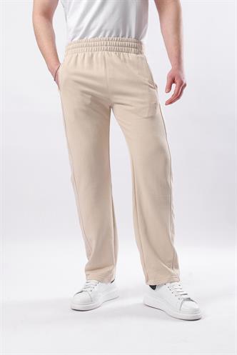  Madmext Bej Rahat Kesim Erkek Eşofman Altı E6560