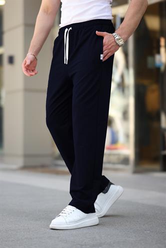 Lacivert Rahat Kesim Erkek Eşofman Altı E6575