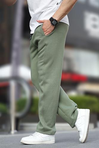 Haki Geniş Kesim Düz Paça Eşofman Altı 6550