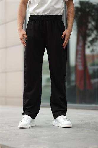  Madmext Siyah Rahat Kesim Erkek Eşofman Altı E6560