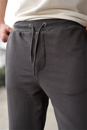 Füme Bol Paça Erkek Eşofman Altı E6587