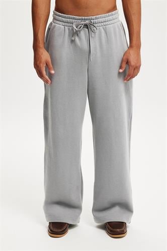 Boyalı Gri Rahat Kesim Erkek Eşofman Altı E6578