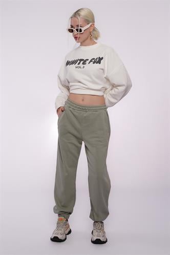 Mint Yeşili Comfort Fit Eşofman Altı MG1353