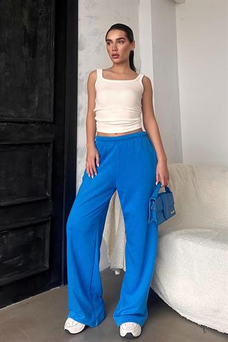 Saks Bol Paça Kadın Eşofman Altı MG2279