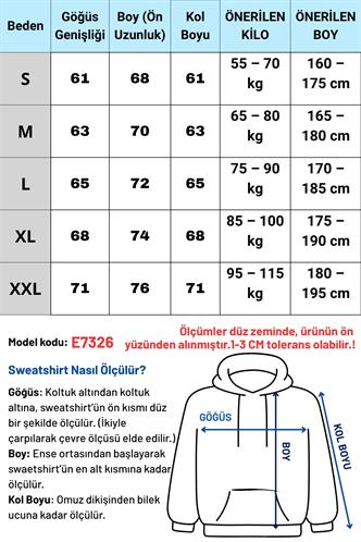 Bej Kapüşonlu Şerit Detaylı Erkek Eşofman Takımı E7326