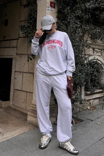 Karmelanj Bisiklet Yaka Alt Üst Eşofman Takım MG2213