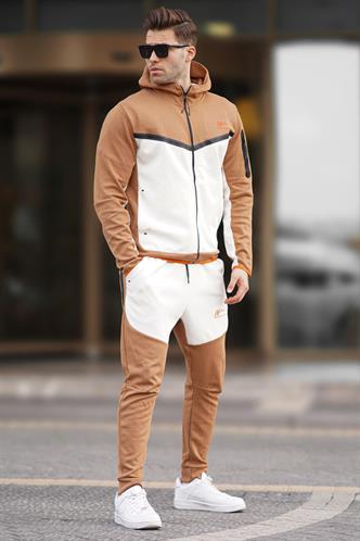 Madmext Bej Erkek Eşofman Takımı 5697