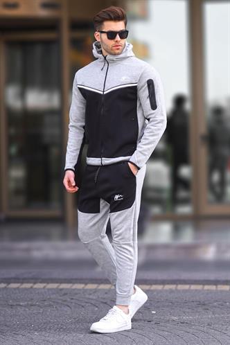 Madmext Gri Erkek Eşofman Takımı 5697