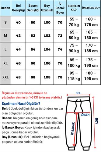 Lacivert Kapüşonlu Şerit Detaylı Erkek Eşofman Takımı E7326