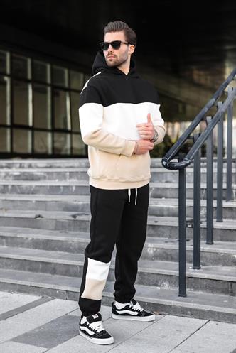 Siyah Kapüşonlu Erkek Eşofman Takımı 5926