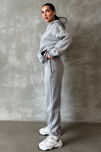 Grimelanj Kapüşonlu Oversize Kadın Eşofman Takım MG1905