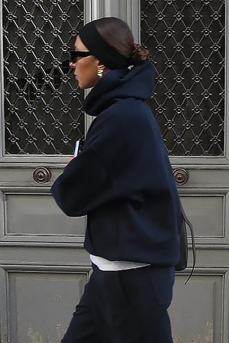 Lacivert Kapüşonlu Basic Kadın Eşofman Takımı MG2533