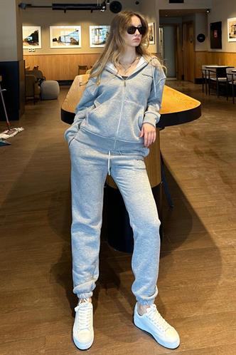 Grimelanj Kapüşonlu Fermuarlı Eşofman Takımı MG2227