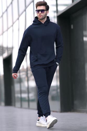 Lacivert Kapüşonlu Basic Eşofman Takımı 5928