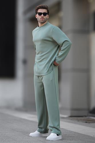 Çağla Yeşili Basic Uzun Kollu Eşofman Takımı 5960