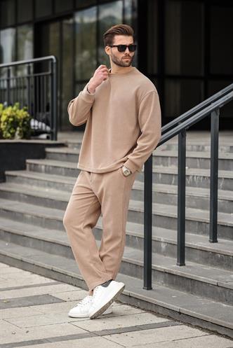 Camel Bisiklet Yaka Erkek Eşofman Takımı E7337