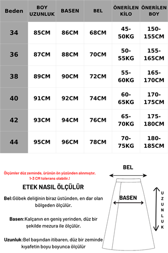 Koyu Mavi Yırtmaçlı Uzun Kot Etek MG1689