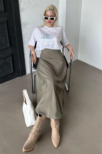 Yeşil Balon Etek Mg2319