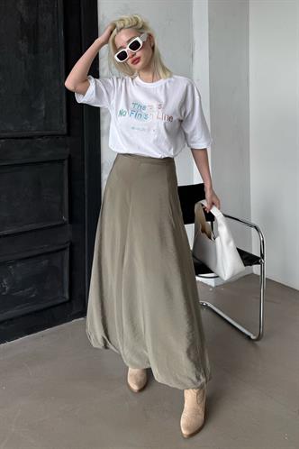 Yeşil Balon Etek Mg2319