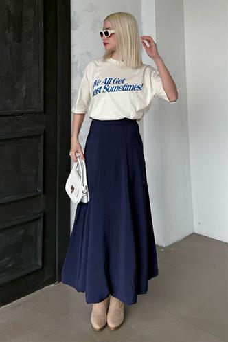 Lacivert Balon Etek Mg2319