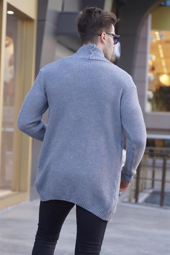 Füme Basic Örgü Hırka 5996