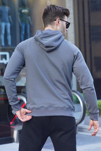 Füme Kapüşonlu Sweatshirt 6151