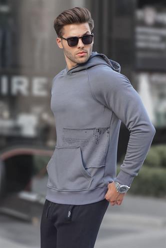 Füme Kapüşonlu Sweatshirt 6151