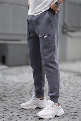 Füme Kargo Cep Basic Eşofman Altı 6527