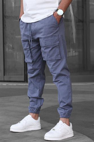Füme Kargo Cep Erkek Jogger Pantolon 6812