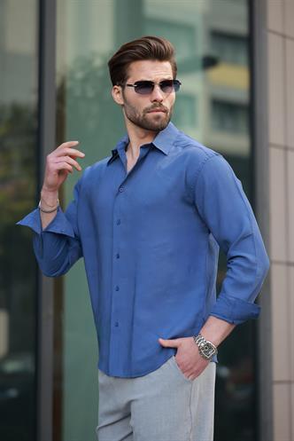 Mavi Basic Uzun Kollu Erkek Gömlek E6762