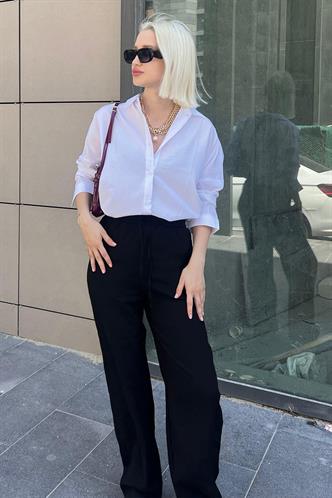 Mad Girls Oversize White Shirt MG1369