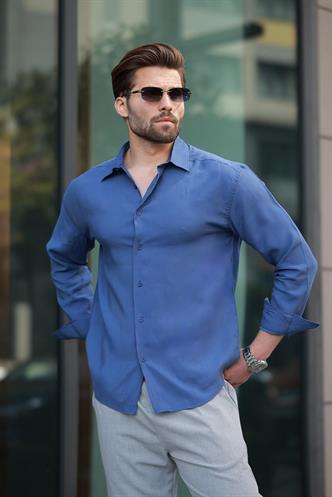 Mavi Basic Uzun Kollu Erkek Gömlek E6762