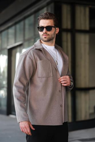 Camel Cepli Basic Erkek Polar Gömlek E6764