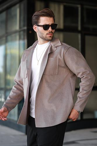 Camel Cepli Basic Erkek Polar Gömlek E6764