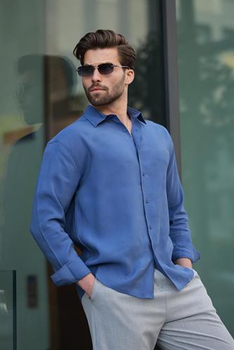 Mavi Basic Uzun Kollu Erkek Gömlek E6762