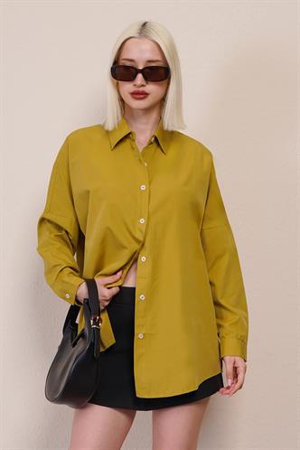 Mad Girls Hardal Oversize Gömlek MG1369
