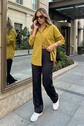 Mad Girls Hardal Oversize Gömlek MG1369