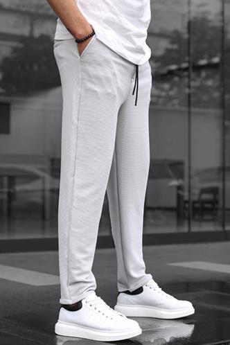 Gri Basic Waffle Kumaş Erkek Pantolon 6509