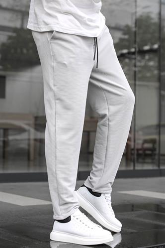 Gri Basic Waffle Kumaş Erkek Pantolon 6509